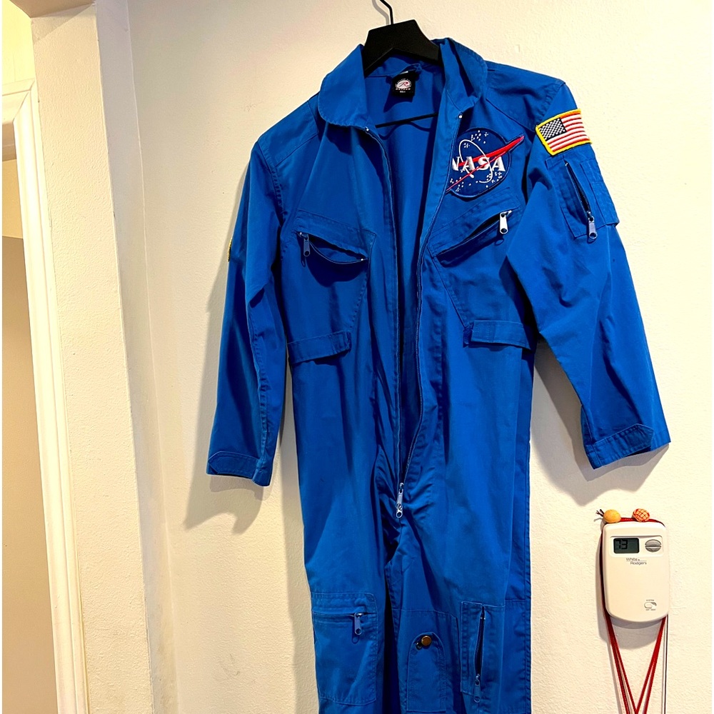 NASA boys jumpsuit size large Kids blue